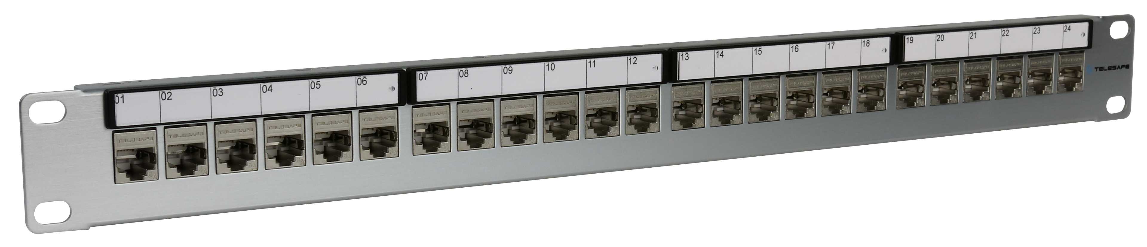 Lanse - Patchpanel 19" for QuickCompact STP Cat6a
