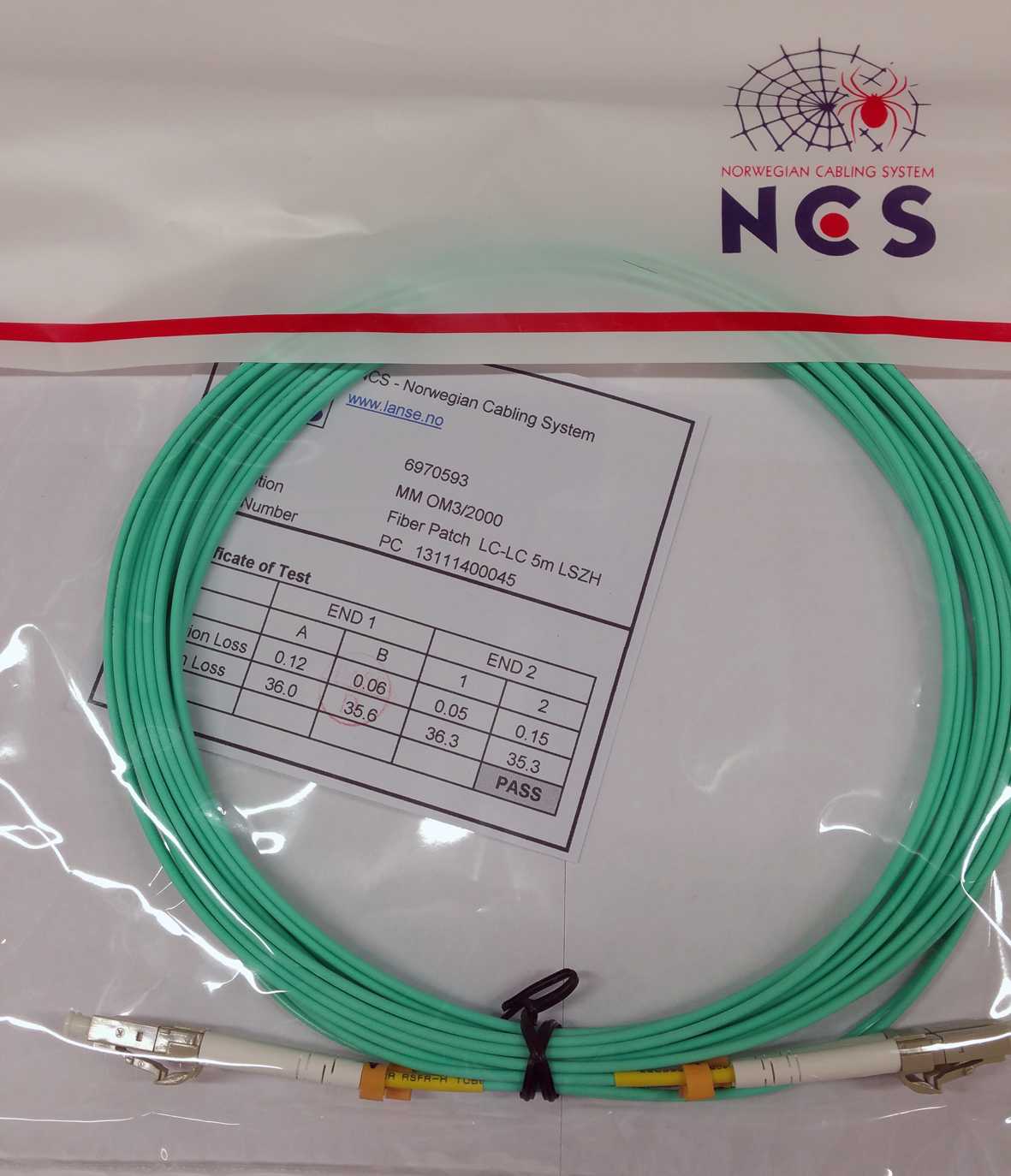 Lanse - FIBERPATCH LC-LC 50/125 OM3 1 LSOH