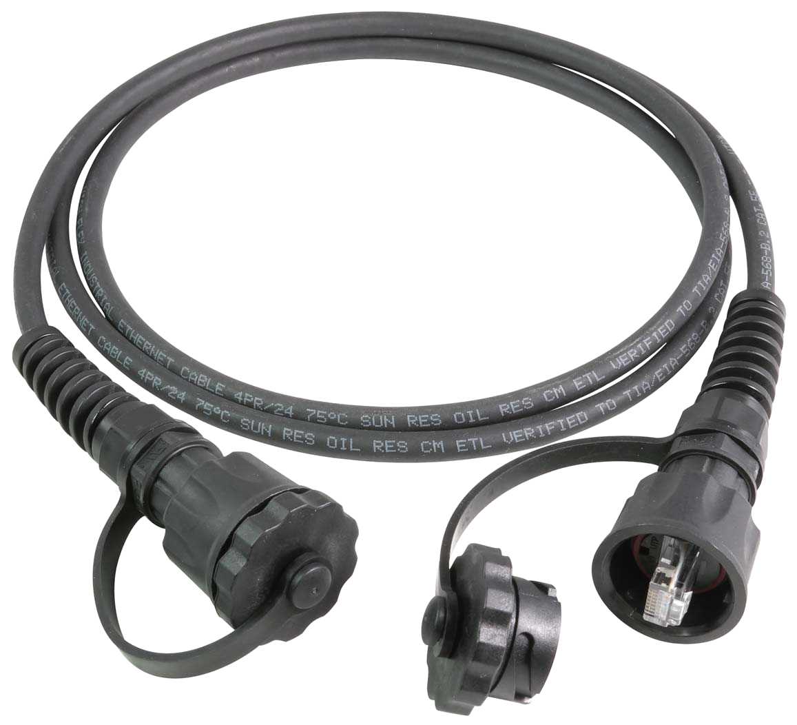 Lanse - NCS Industri Patchkabel IP67-IP67 Kat.6A STP 5m