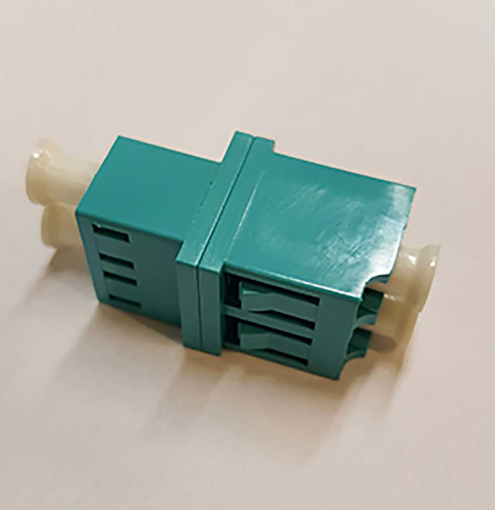 LANSE 3-PLAY - Fiberadapter Lc-D Mm 50Um Om3/4 Turkis