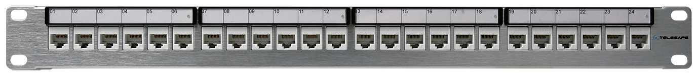 Lanse - Patchpanel 19" for QuickCompact UTP Cat6