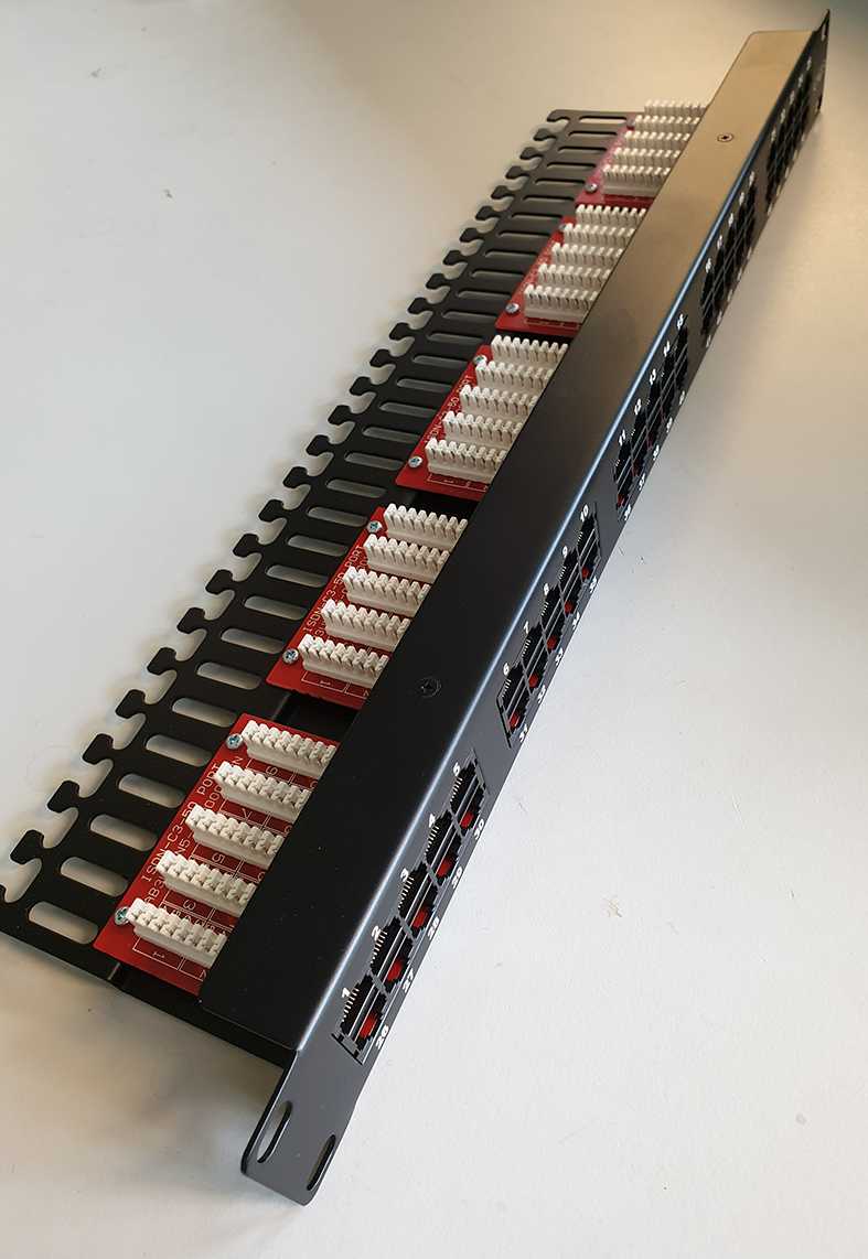 LANSE 3-PLAY - PATCHPANEL 50 x RJ45 UTP TELE