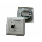 LANSE 3-PLAY - Veggkontakt 1XRJ45 UTP RETT M/