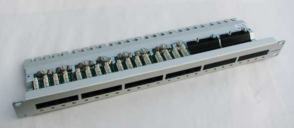 LANSE 3-PLAY - PATCHPANEL 16 x RJ45 MODUL UTP KAT.5e