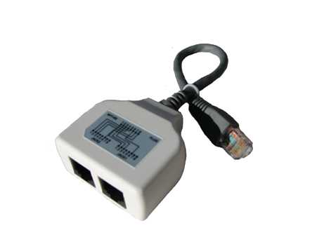 LANSE 3-PLAY - SPLITTLEDD M/KABEL 2XDATA  4733-22