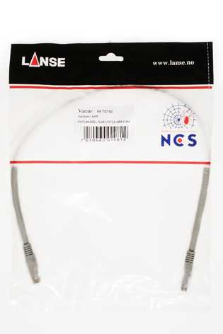 Lanse - Patchkabel UTP CAT6 Grå 0.5M 