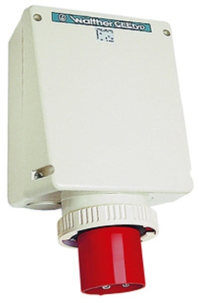 Walther-Werke - Apparatinntak vegg 3125-6 IP67 400V