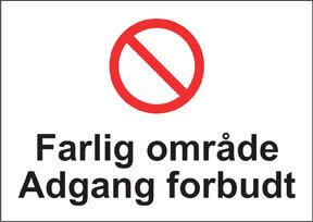 Melbye - FARLIG OMR.ADGANG FORBUDT P628