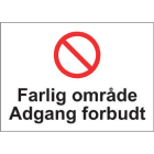 Melbye - FARLIG OMR.ADGANG FORBUDT P628