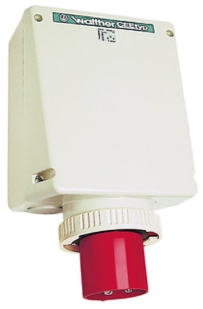 Walther-Werke - Apparatinntak vegg 4125-6 IP67 400V