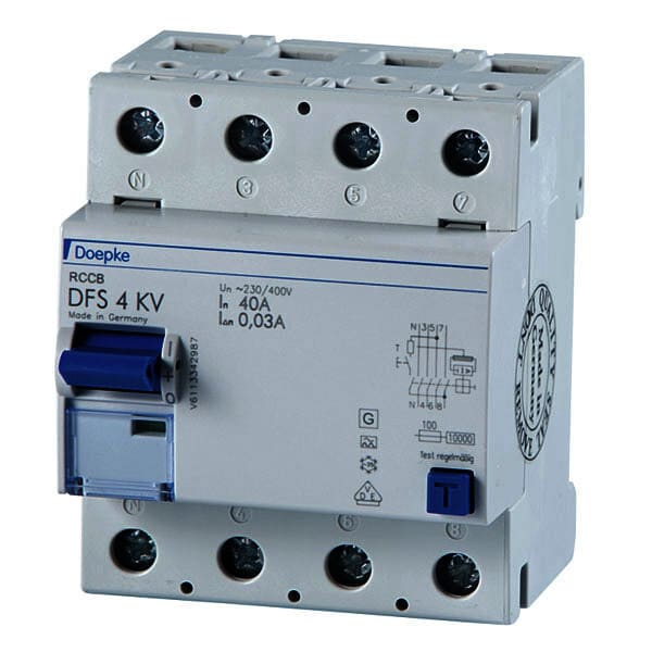 Doepke Schaltgeräte GmbH - DFS4KV JFB.63A 100mA 3kA