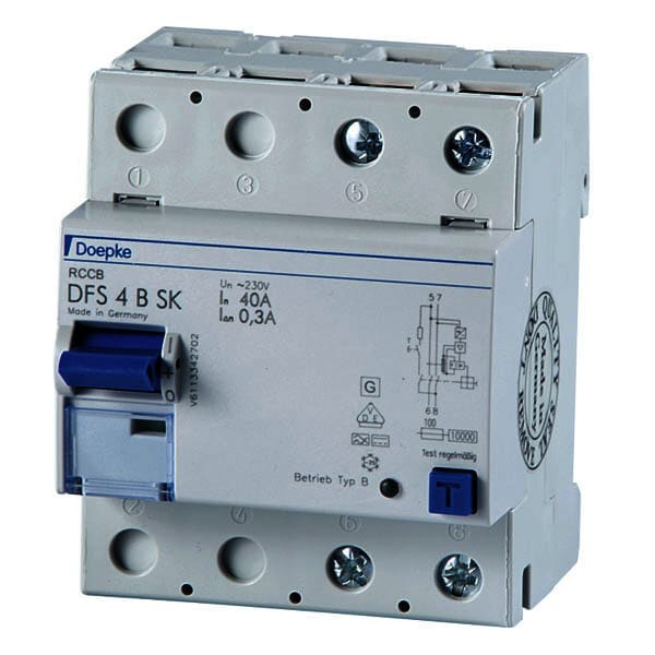 Doepke Schaltgeräte GmbH - DFS4 JFB 25A 4P 30mA Type B.SK