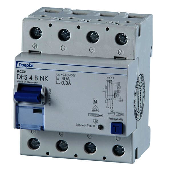 Doepke Schaltgeräte GmbH - DFS4 JFB 63A 4P 30MA B NK