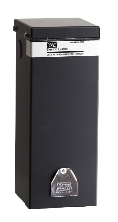 Defa - Base W 2 1x16A kombivern Sort