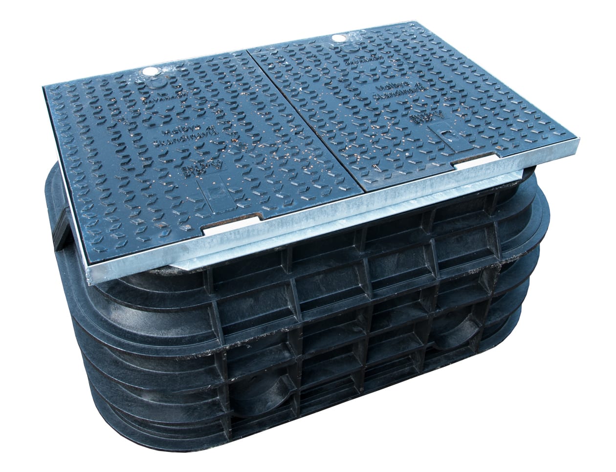 Melbye - KABELBRØNN PLAST B125 2436-18