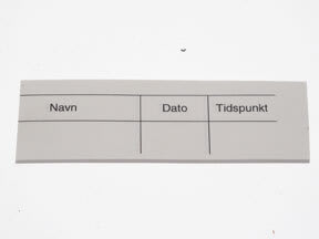 Melbye - Reserveblokk for skilt P240