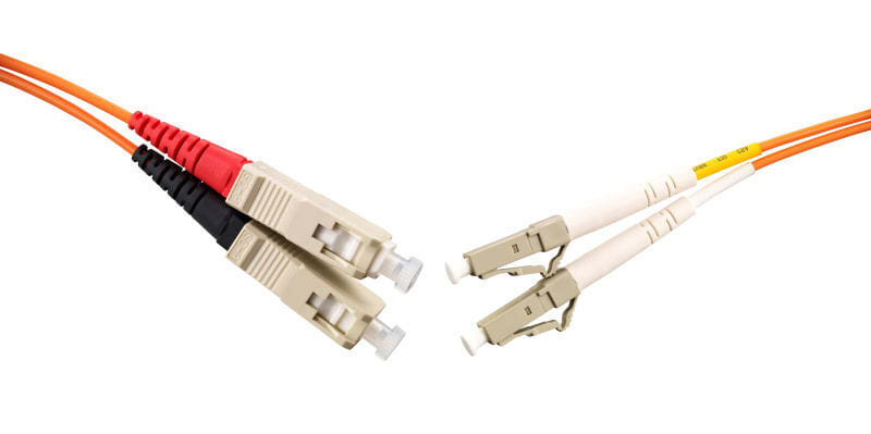 Melbye - Fibersnor 2xMM OM3 SC-LC 0,5m