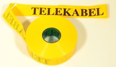 Melbye - VARSELBÅND GULT, TELEKABEL
