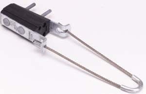 Melbye - Endefeste m/wire for EX hengeledning 25 og 50mm²