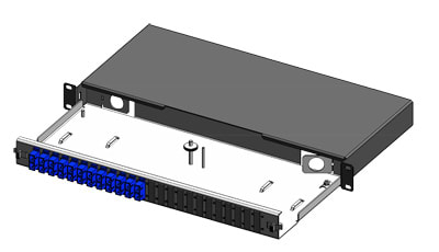 Melbye - ODF 19 1U 24F 12xSCD/UPC adp