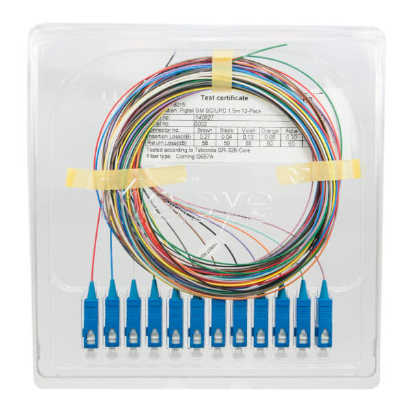 Melbye - Fiberhale SM SC/UPC 1,5m 12 pk