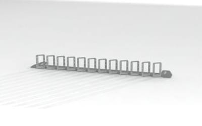 Melbye - ORMPV1U adapterpanel 36xSCS