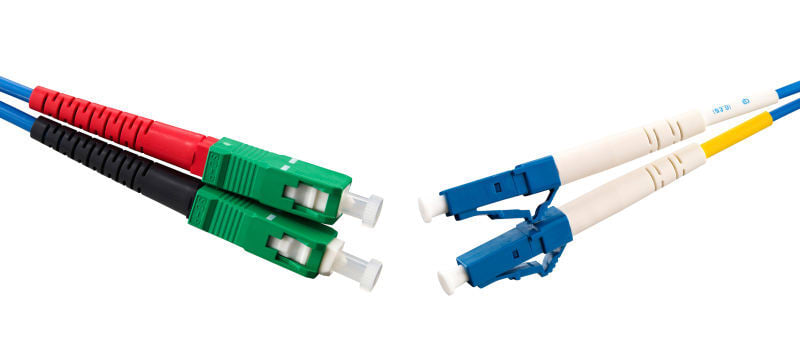 Melbye - Fibersnor SM 2xSC/A-LC 0,5m