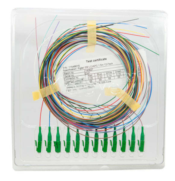 Melbye - Fiberhale SM LC/APC 1,5m 12 pk