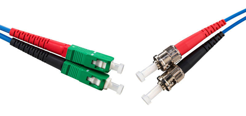 Melbye - Fibersnor SM 2xSC/A-ST 1m