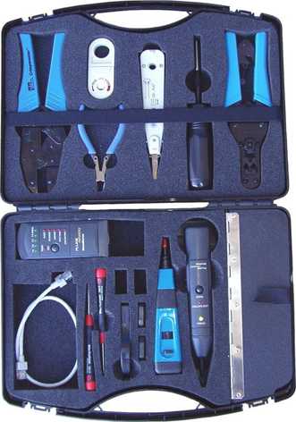 LANSE 3-PLAY - Koffert M/Verkt.M/Coax Dataver