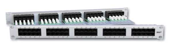 Lanse - PATCHPANEL 50 X RJ45 UTP TELE