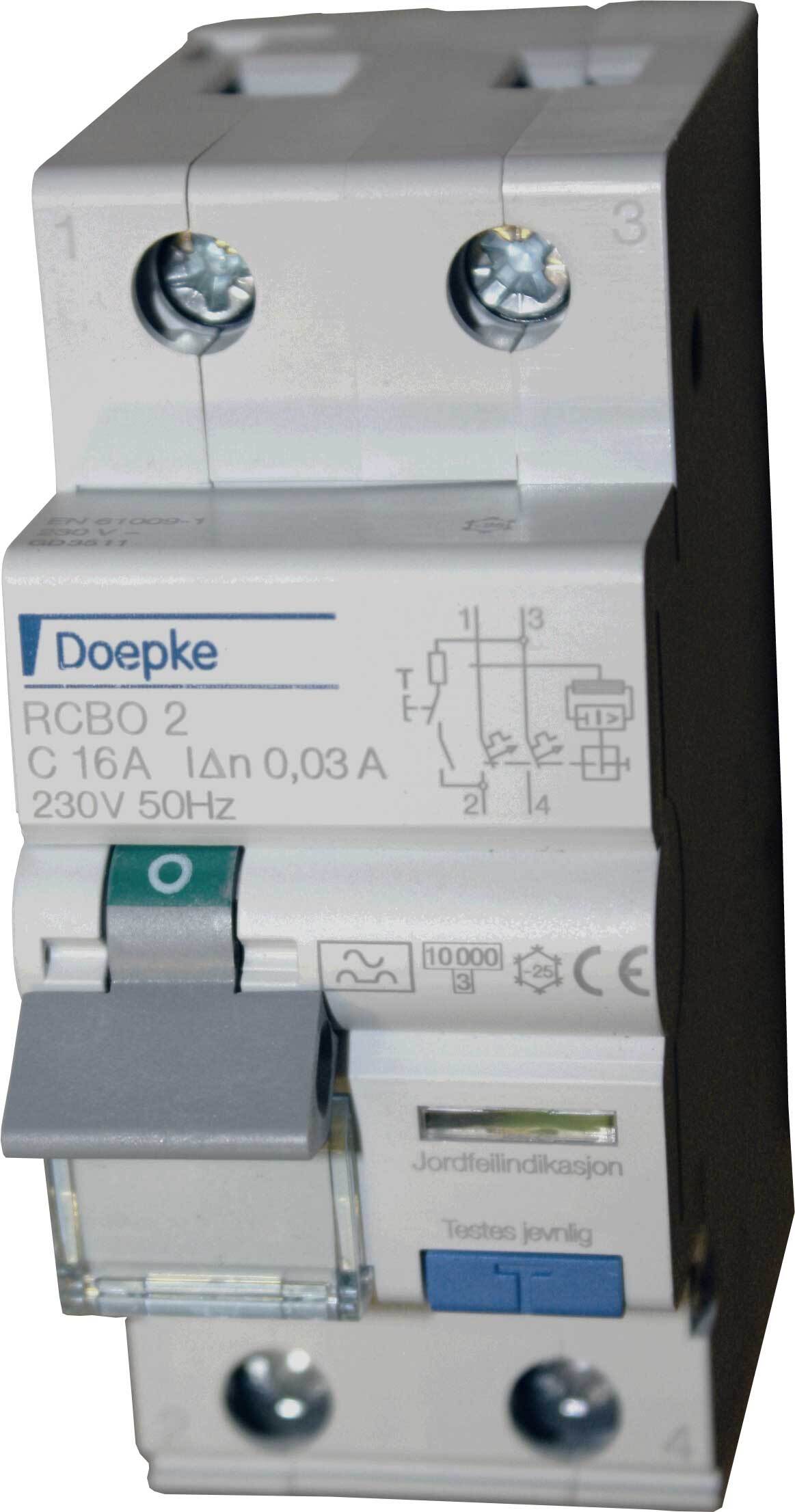Doepke Schaltgeräte GmbH - FIB2 JFB/AUT 13A B 2P 30mA 2M