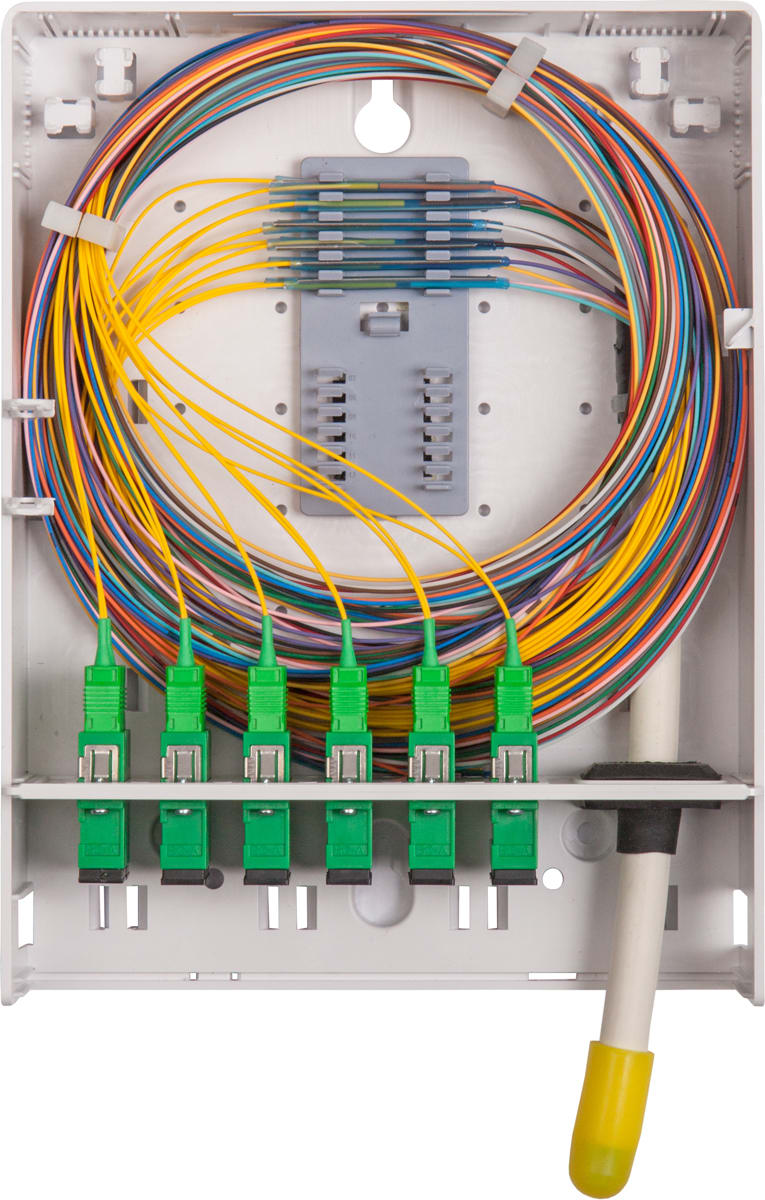 Melbye - Fiberboks Easy 6xSCD/LCQ IP20 2-12F