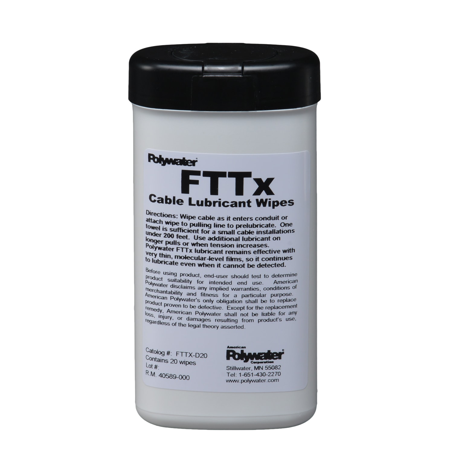 Melbye - Smøreservitter Lubricant FTTx