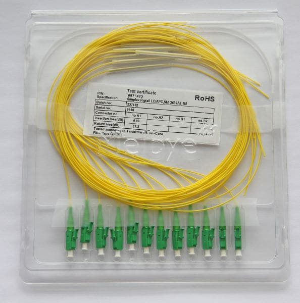Melbye - Fiberhale SM LC/APC 1.0m 12pk SM LC/APC 1.0M