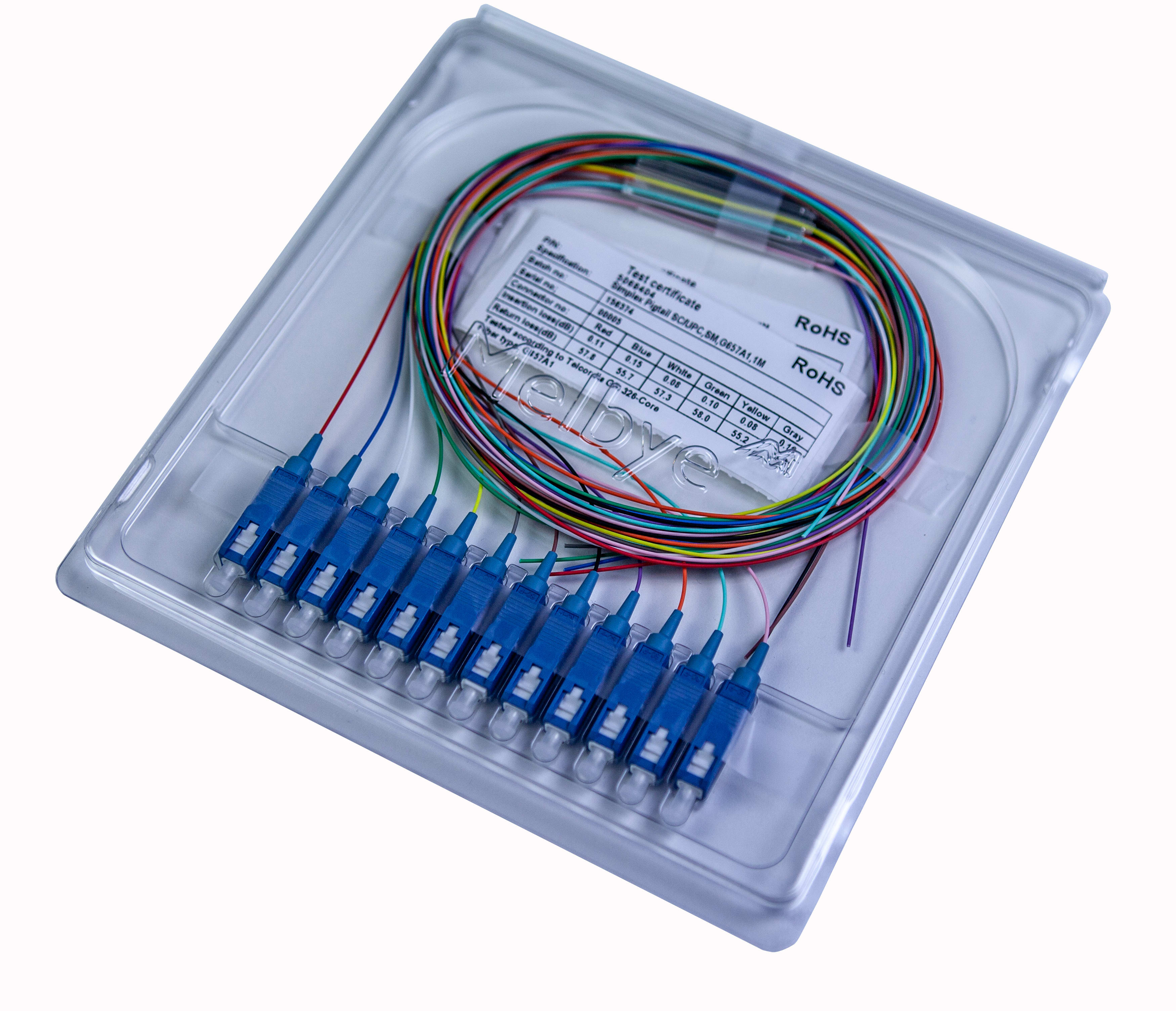 Melbye - Fiberhale SM SC/UPC 1.0m 12pk SM SC/UPC