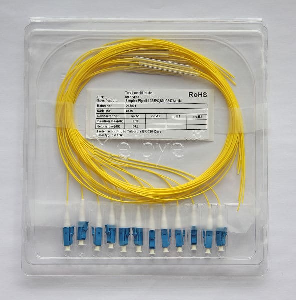 Melbye - Fiberhale SM LC/UPC 1.0m 12pk SM LC/UPC 1.0M