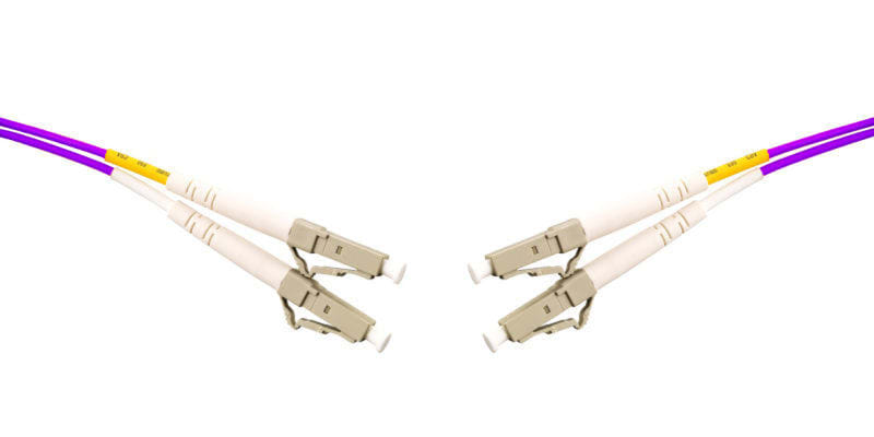 Melbye - Fibersnor 2xMM OM4 LC-LC 1m 5 LC/UPC-LC/UPC, OM4