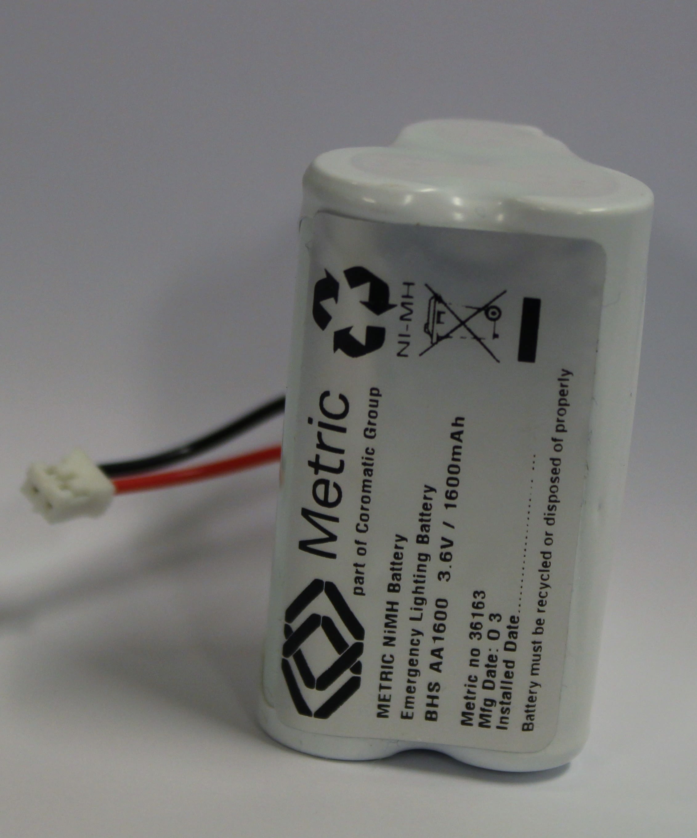 Coromatic AS - Batteripakke 3,6V 1,6Ah NiMh
