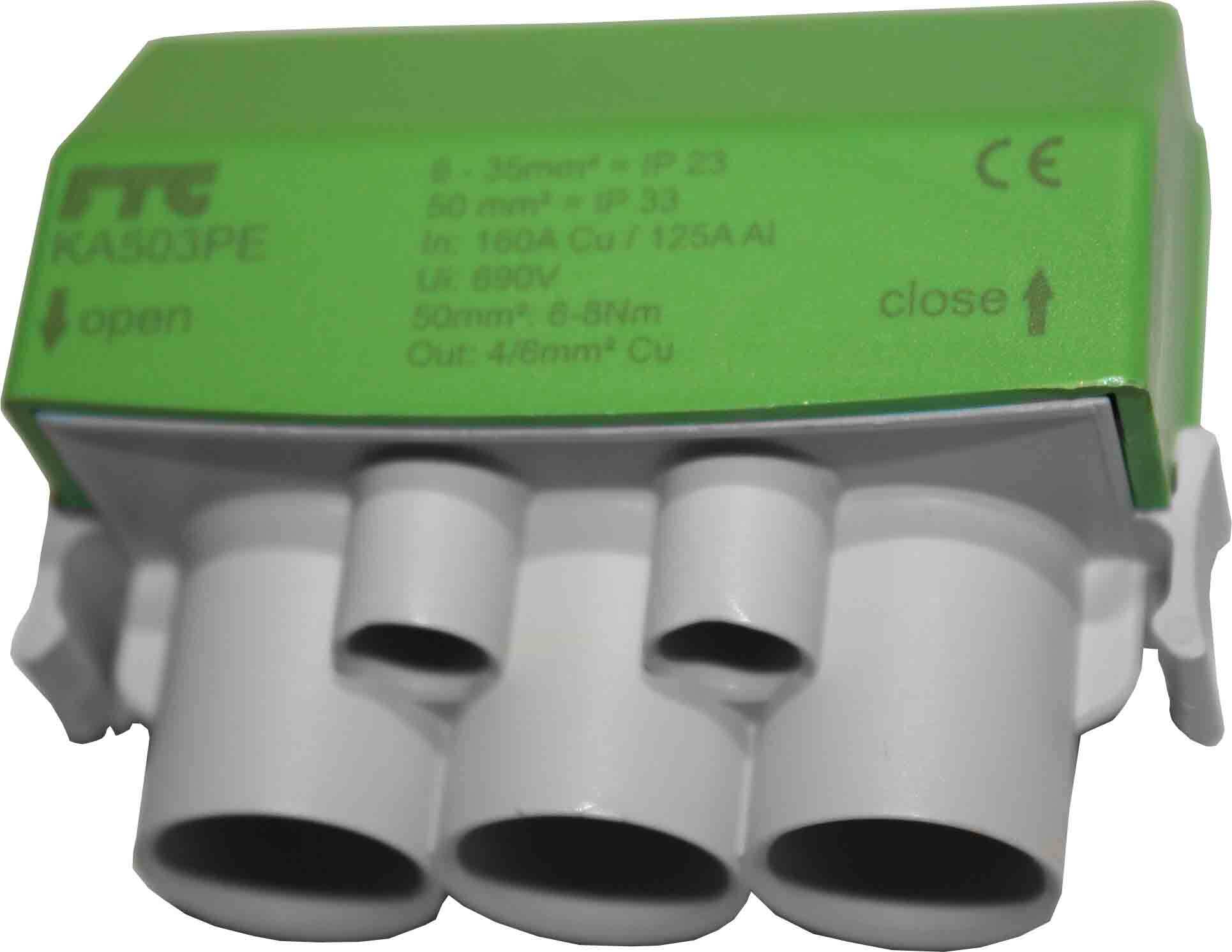 FTG - Koblingsklemme 3X50 Al+2X6 Cu G/G