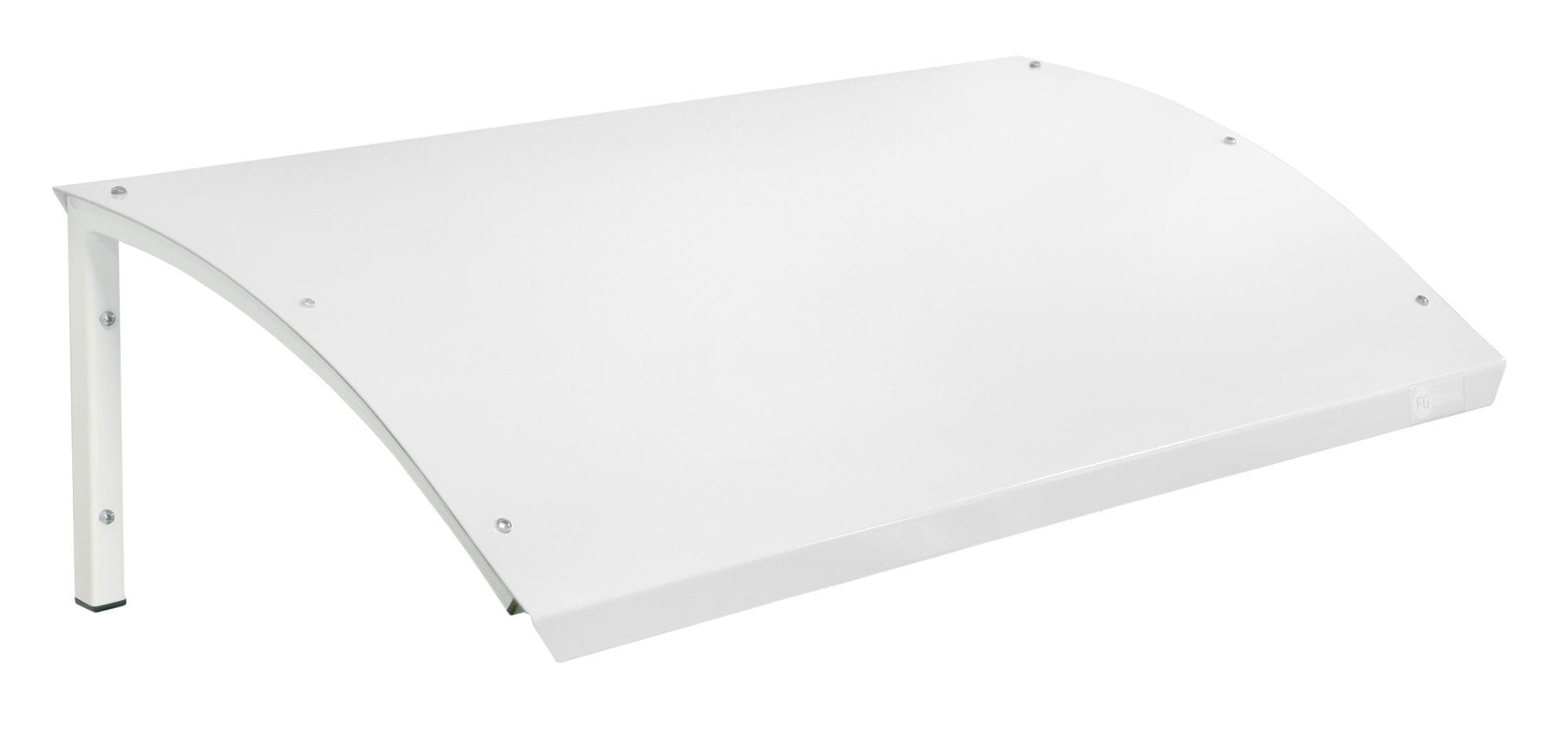 Grøntklima AS - Varmepumpetak, metall Standard Hvit, utedel