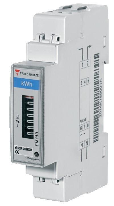 Carlo Gavazzi - Måler 2p 45A mek EM110
