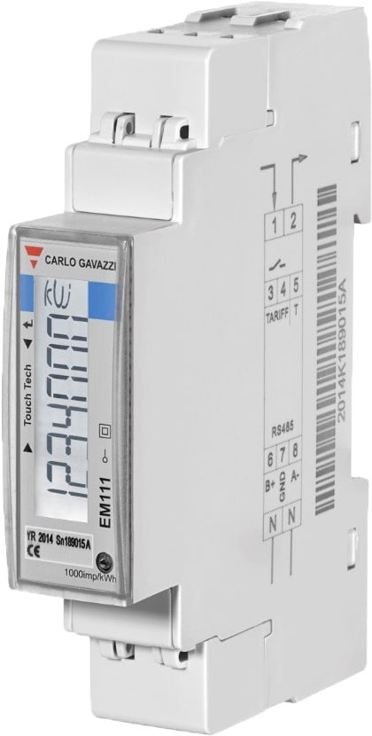 Carlo Gavazzi - Måler 2p 45A dig EM111