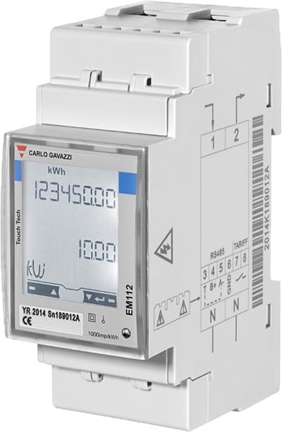 Carlo Gavazzi - Måler 2p 100A dig EM112