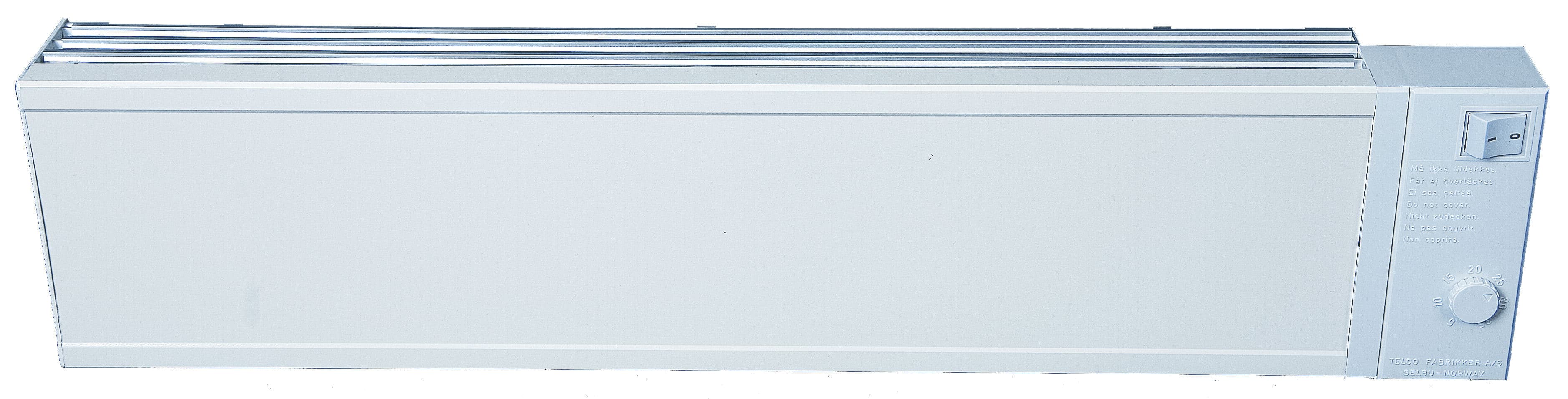Telco Fabrikker - TIUS 16  Våtromsovn 1600W m/bryter, term., ledning/plugg