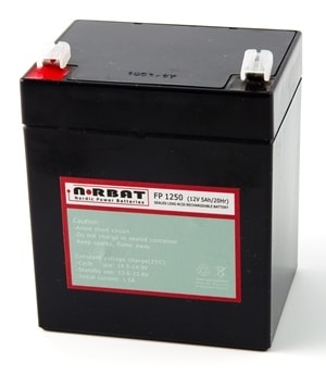 Coromatic AS - Blybatteri FP1250T2 HR 12V 5Ah