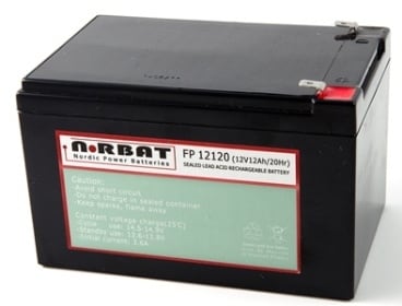 Coromatic AS - Blybatteri FP12120 12V 12Ah