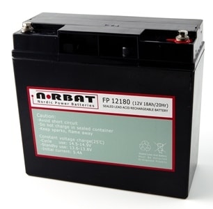 Coromatic AS - Blybatteri FP12180 12V 18Ah