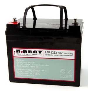 Coromatic AS - Blybatteri LFP1233 12V 33Ah