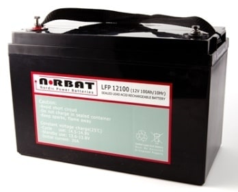 Coromatic AS - Blybatteri LFP12100 12V 100Ah